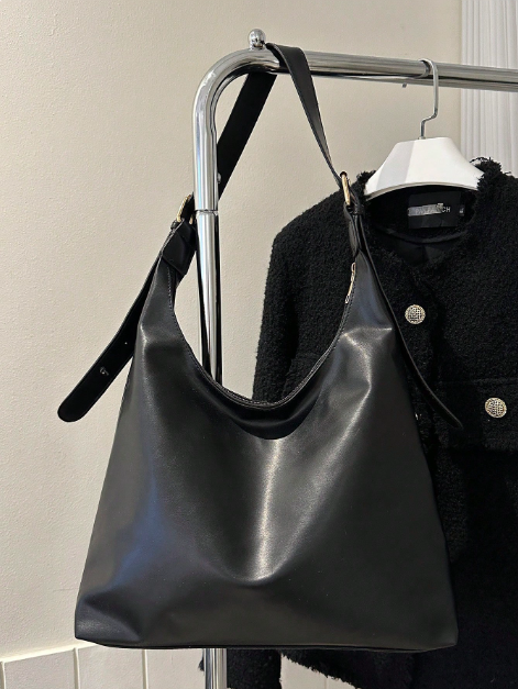 bolsa negra 3 Bolso de hombro grande